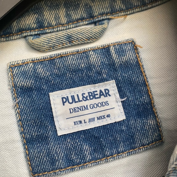 Pull and bear patchwork denim jacket - Picture 2 of 4